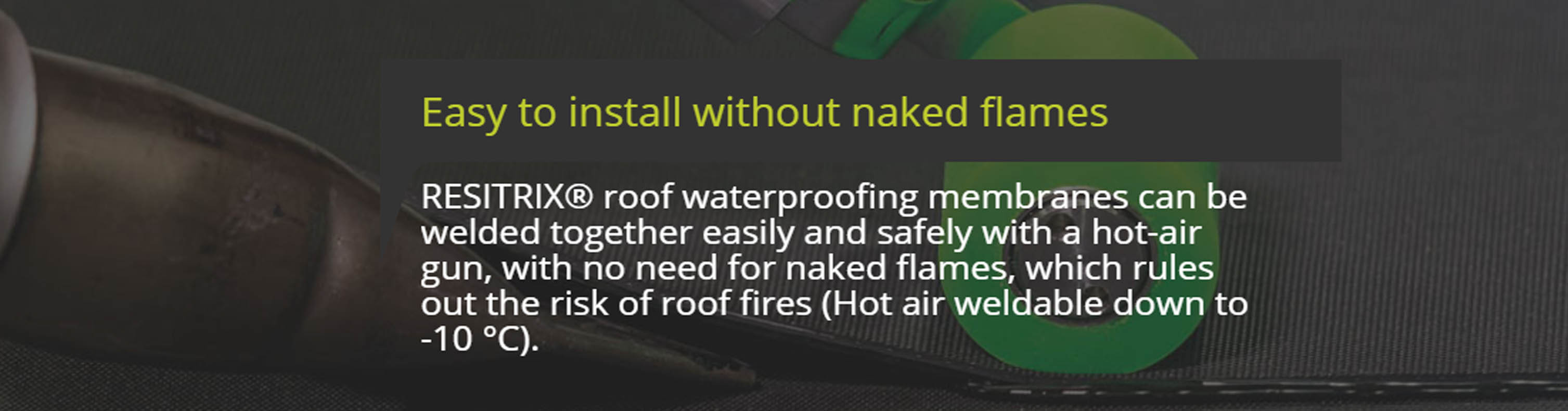 Resitrix Roof Waterproofing Membrane Information
